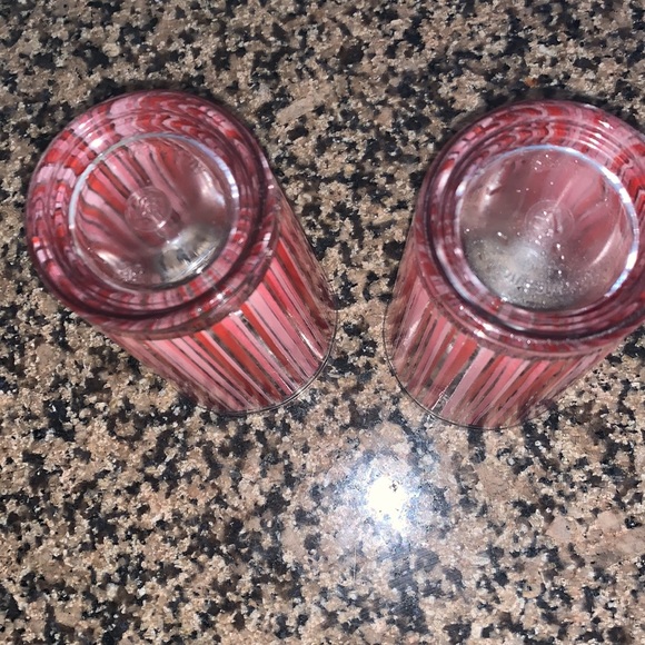 FG Indonesia Red Striped Drinking Tumblers - Picture 4 of 5